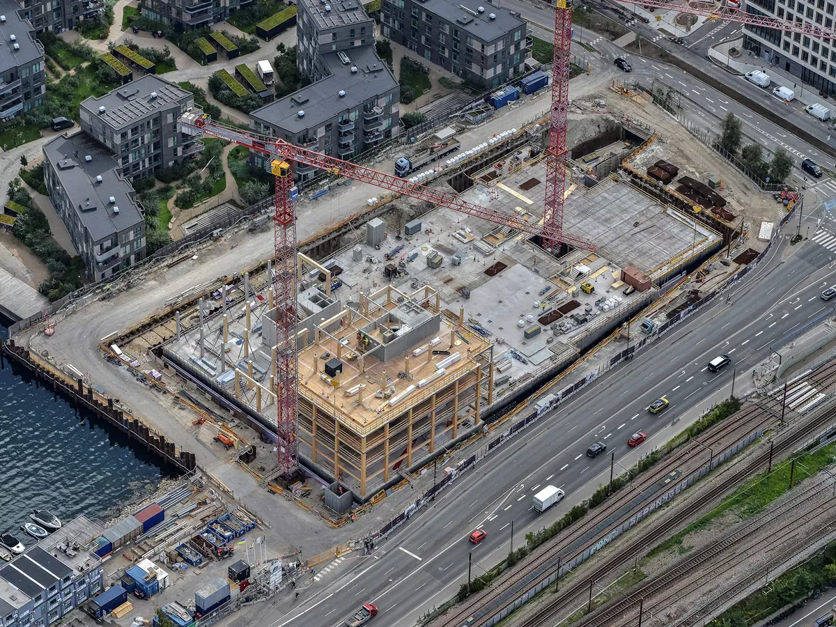 Marmormolen timber construction