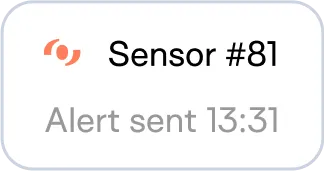 a white speech bubble with the words alert
