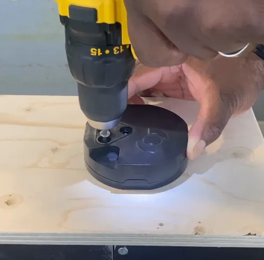 Wood sensor V2 installed on CLT